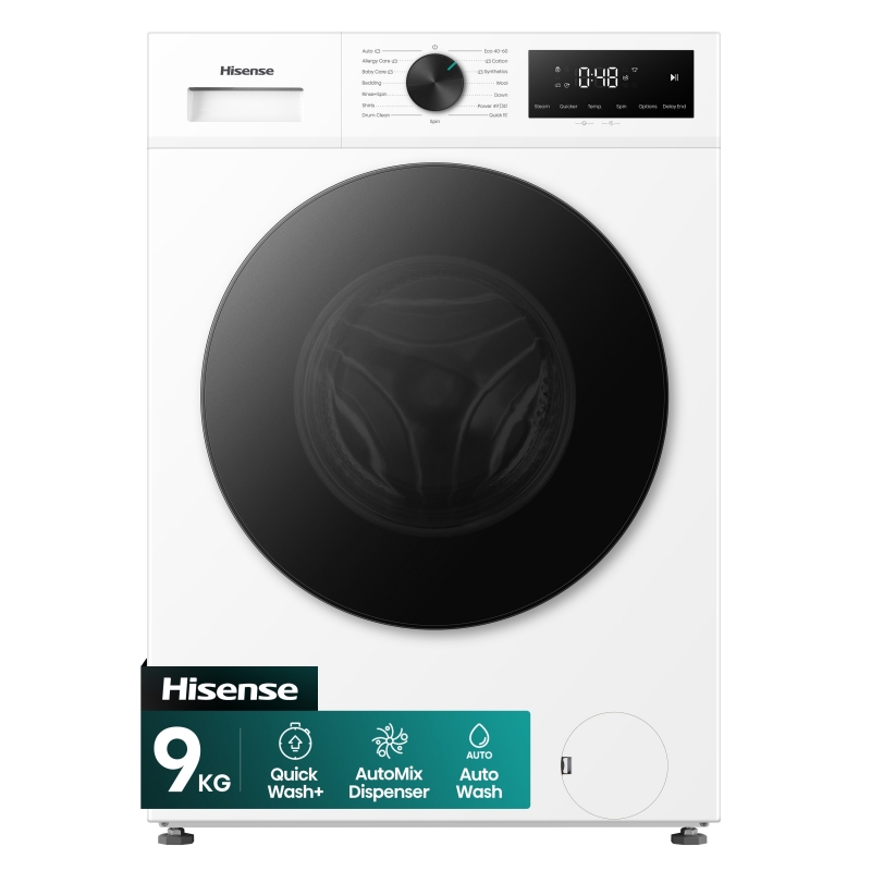 Hisense WF1I9042BWP2 machine à laver Charge avant 9 kg 1400 tr min Blanc