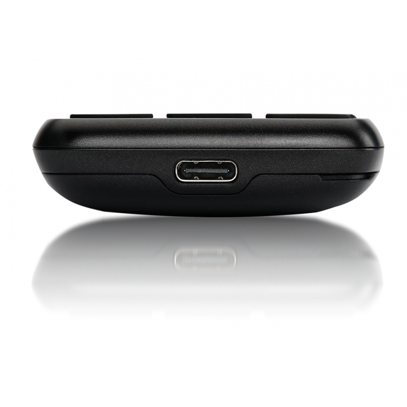 Panasonic KX-TF400 6,1 cm (2.4") 110 g Schwarz Funktionstelefon