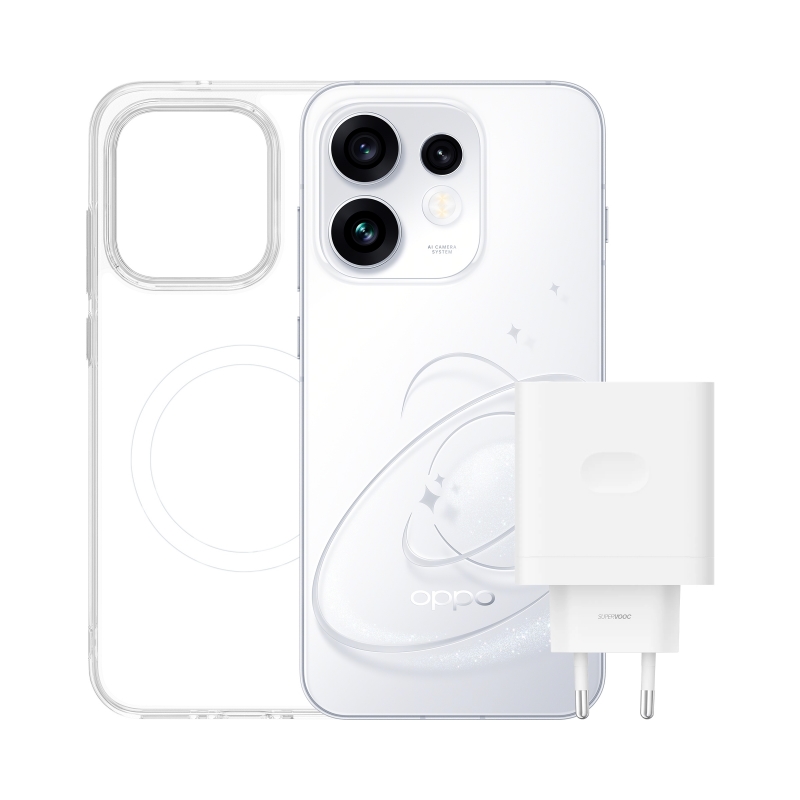 OPPO Reno16 5G Pop White Box 16,1 cm (6.32") Dual-SIM Android 16.0 USB Typ-C 8 GB 512 GB 6000 mAh Weiß