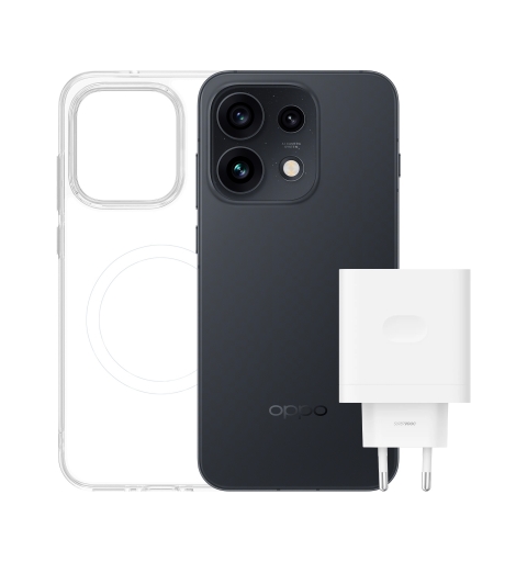OPPO Reno16 Pro 5G Starlight Black Box 16,1 cm (6.32") Double SIM Android 16.0 USB Type-C 12 Go 512 Go 6000 mAh Noir