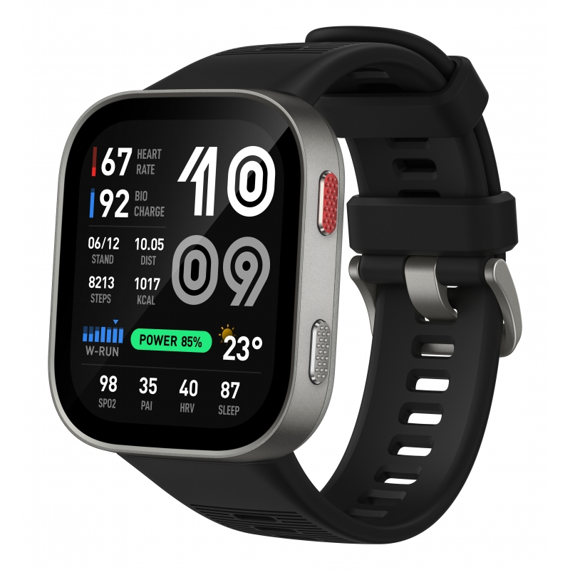 Amazfit Bip Max 5,26 cm (2.07") AMOLED Digitale 432 x 514 Pixel Touch screen Argento Wi-Fi GPS (satellitare)