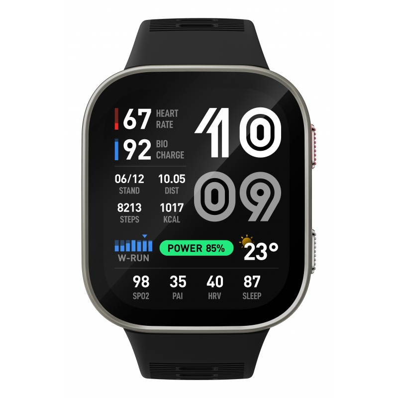 Amazfit Bip Max 5,26 cm (2.07") AMOLED Digitale 432 x 514 Pixel Touch screen Argento Wi-Fi GPS (satellitare)