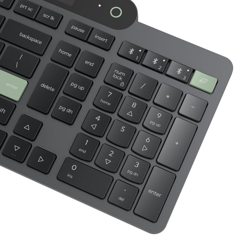 Lenovo 4Y41R69497 keyboard Home Office Bluetooth Italian Black, Green