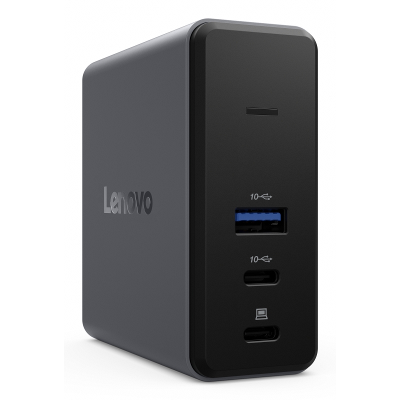 Lenovo X9 Charging GaN Dock Avec fil USB 3.2 Gen 2 (3.1 Gen 2) Type-C Gris
