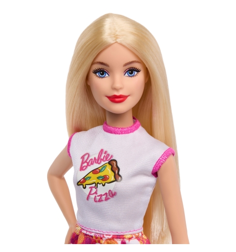 Barbie Barbie-Coffret Pizzeria -avec poupée, pizzeria et 25 accessoires