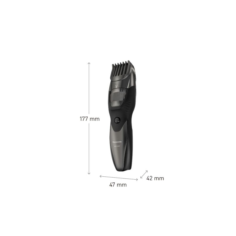 Panasonic ER-EGB44H503 beard trimmer AC Battery 20 1 cm Wet & Dry Black