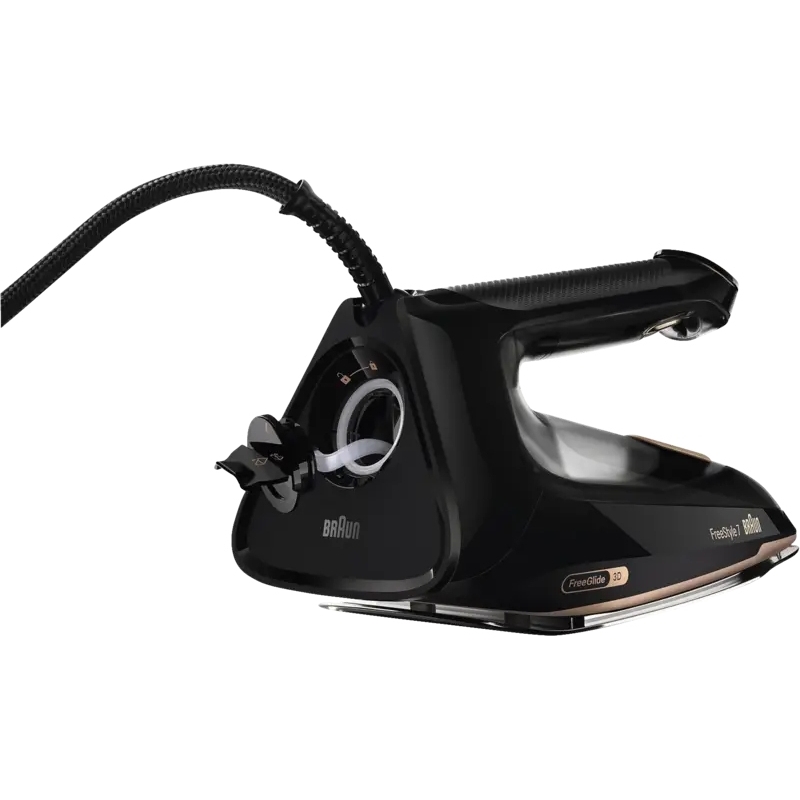 Braun FI 7276 BK FreeStyle 7 Dampfbügeleisen Schwarz, Gold