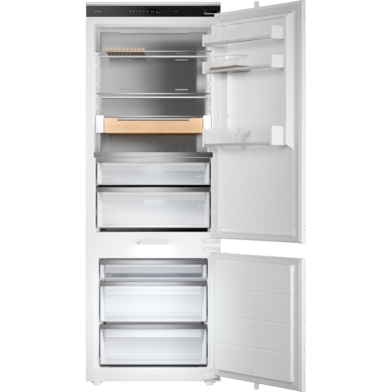 Asko RBC597SND1, built in fridge freezer, has a clear and easy to use full colour touch display and WIFI connection with the