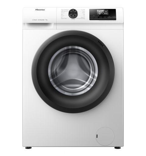Hisense WFQP701219VM lavadora Carga frontal 7 kg 1200 RPM Blanco