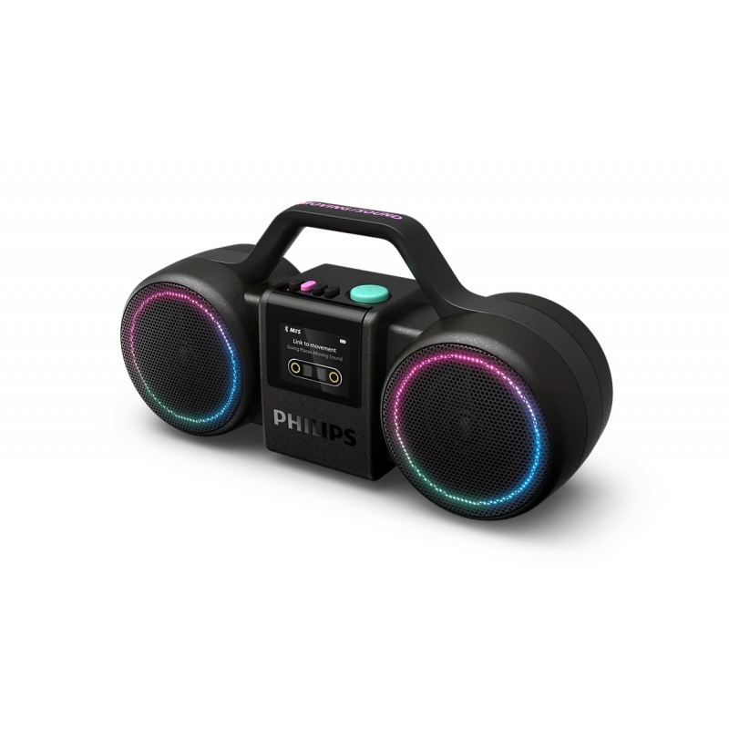 Philips The Roller Altoparlante portatile stereo Nero 60 W Philips The Roller Altoparlante portatile stereo Nero 60 W