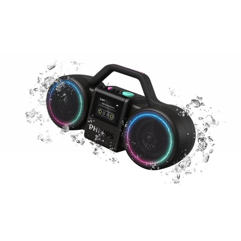 Philips The Roller Enceinte portable stéréo Noir 60 W