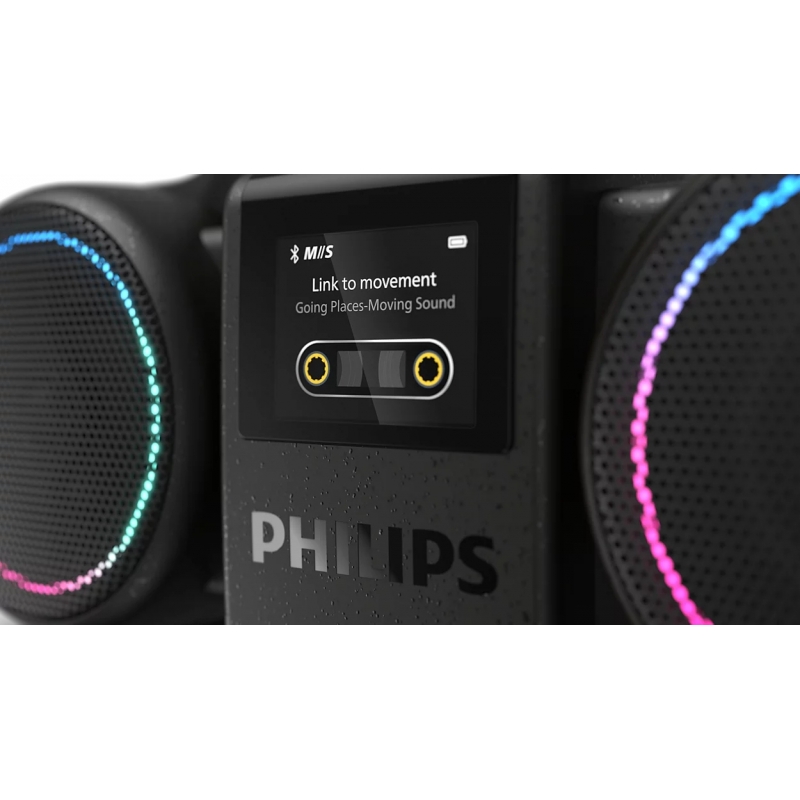 Philips The Roller Enceinte portable stéréo Noir 60 W