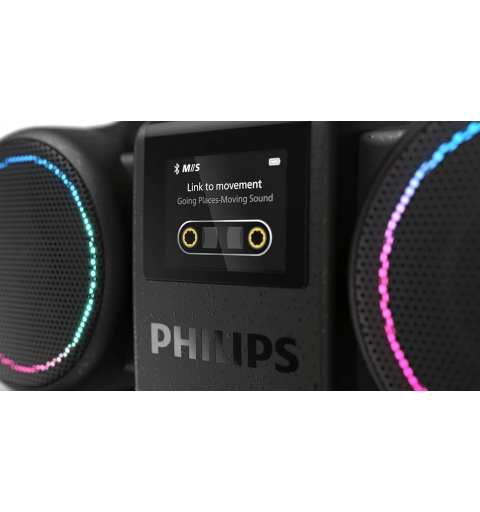 Philips The Roller Stereo portable speaker Black 60 W