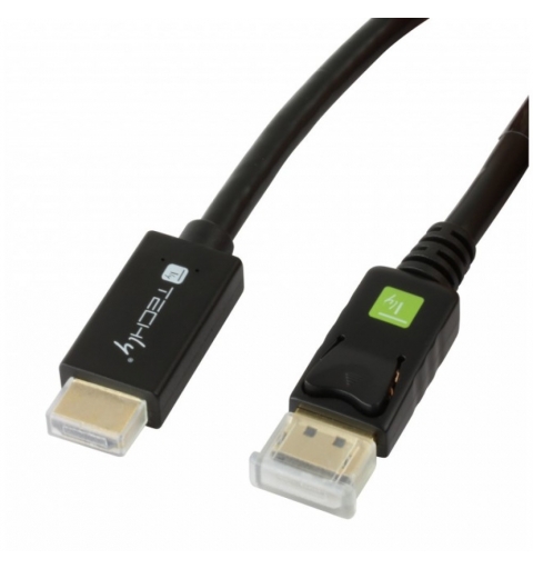 Techly ICOC DSP-H12-030 Videokabel-Adapter 3 m DisplayPort HDMI Schwarz