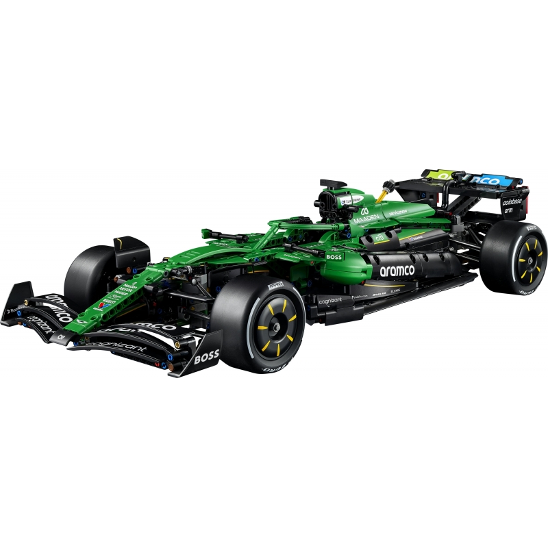 LEGO Technic 42240 Auto F1 Aston Martin Aramco AMR24, Kit di Modellismo Formula 1 per Adulti da Collezione, Regalo per Fan