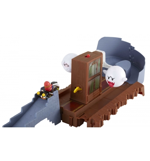Hot Wheels Mario Kart – Coffret Course Effrayante des Boos