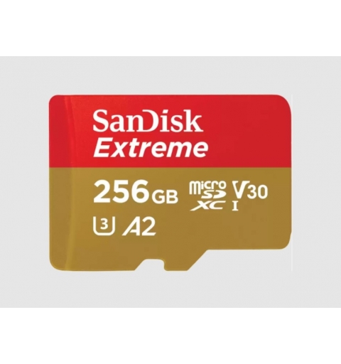 SanDisk Extreme 256 GB MicroSDXC UHS-I Clase 3