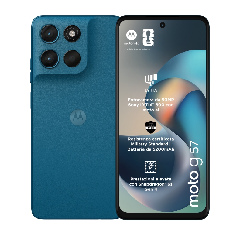 Motorola moto g57 17,1 cm (6.72") Dual-SIM Android 16.0 5G USB Typ-C 8 GB 256 GB 5200 mAh Grün