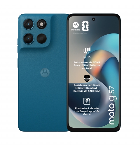 Motorola moto g57 17,1 cm (6.72") Dual-SIM Android 16.0 5G USB Typ-C 8 GB 256 GB 5200 mAh Grün