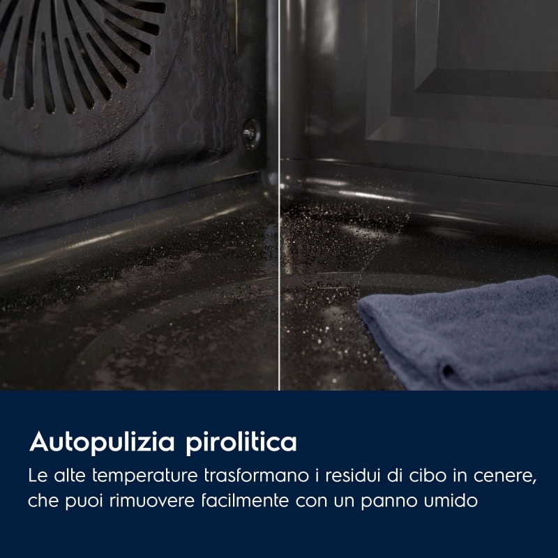 Electrolux KOFDP76X Forno Multifunzione SurroundCook® 500 con pulizia pirolitica