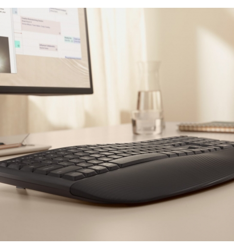 Logitech Signature Comfort Plus Combo MK880 keyboard Mouse included Universal RF Wireless + Bluetooth QWERTY Italian Graphite