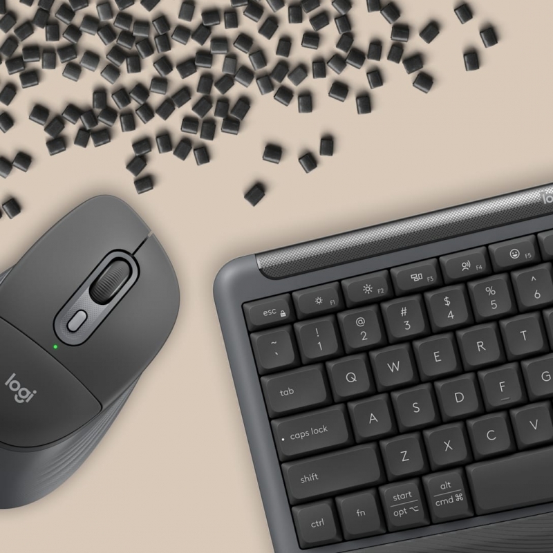 Logitech Signature Comfort Plus Combo MK880 clavier Souris incluse Universel RF sans fil + Bluetooth QWERTY Italien Graphite