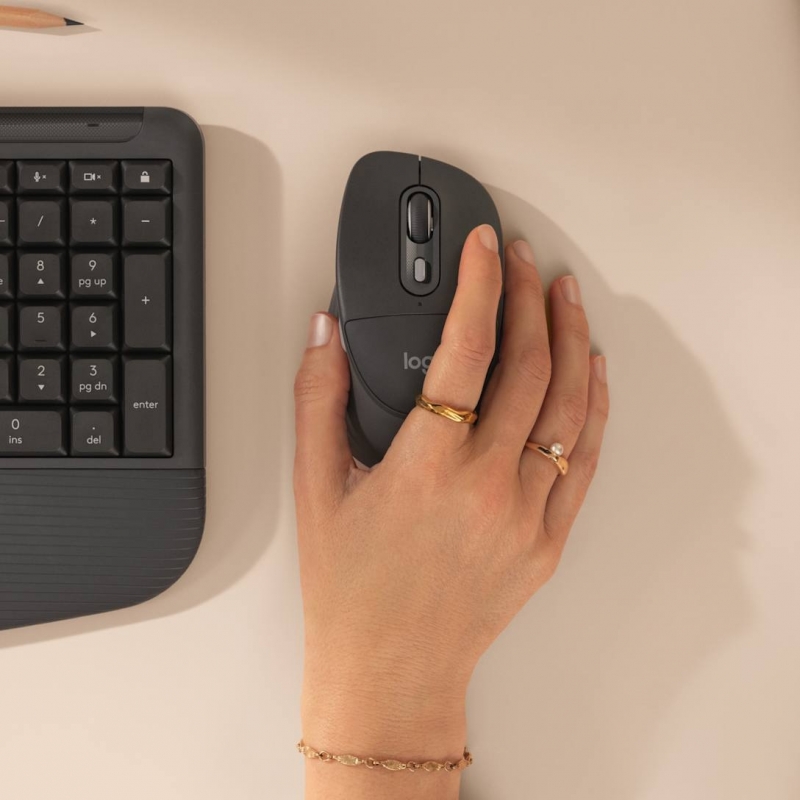 Logitech Signature Comfort Plus M850 L mouse Universale Mano destra RF senza fili + Bluetooth Ottico 4000 DPI