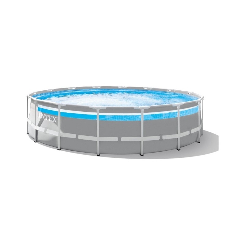 Intex 26730NP above ground pool Framed pool Round Grey
