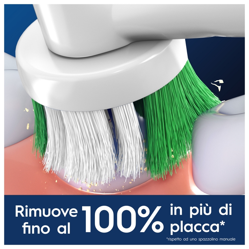 Oral-B Testina Di Ricambio PRO Precision Clean Bianca. Confezione da 10 Testine