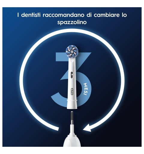 Oral-B 8700216987516 toothbrush head 10 pc(s) White
