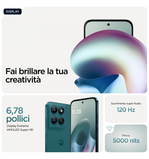 Motorola moto g77 17,3 cm (6.8") Ranura híbrida Dual SIM Android 16.0 5G USB Tipo C 8 GB 256 GB 5200 mAh Verde