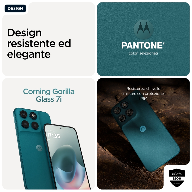 Motorola moto g77 17,3 cm (6.8") Double SIM hybride Android 16.0 5G USB Type-C 8 Go 256 Go 5200 mAh Vert