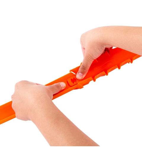 Hot Wheels City -Spielset „Gigantischer Gorilla-Angriff“ und Spielzeugauto, mehrere Spielmöglichkeiten, Track-Schnellstecksystem