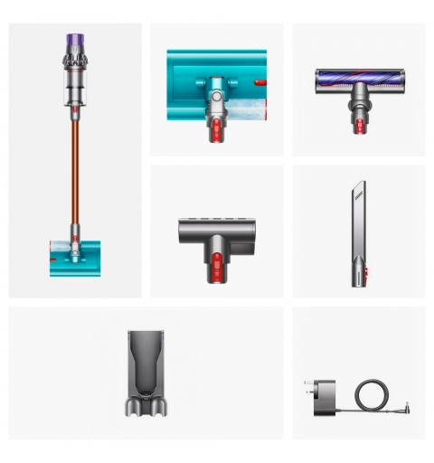 Dyson V10 Submarine 2-in-1-Stabstaubsauger Akku Trocken&Nass Beutellos 0,76 l Kupfer, Grau