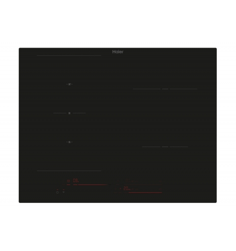 Haier HAIFB54CIRS Noir Intégré 65 cm Plaque avec zone à induction 4 zone(s)