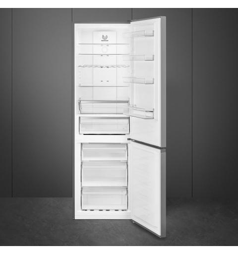 Smeg RC20XDND frigorifero con congelatore Libera installazione 331 L Acciaio inox