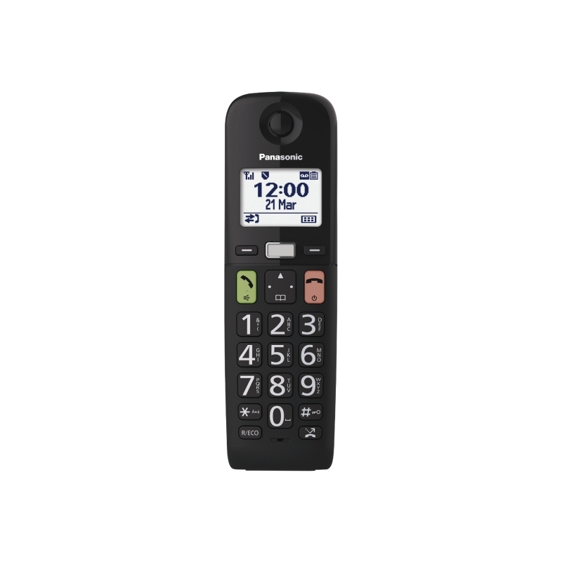 Panasonic KX-TGU132EXB telephone Analog DECT telephone Black