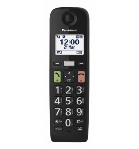 Panasonic KX-TGU132EXB telefono Telefono analogico DECT Nero