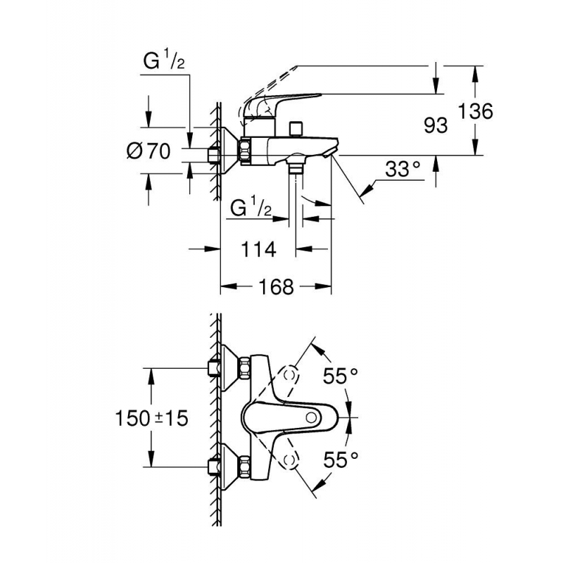GROHE Swift Cromo
