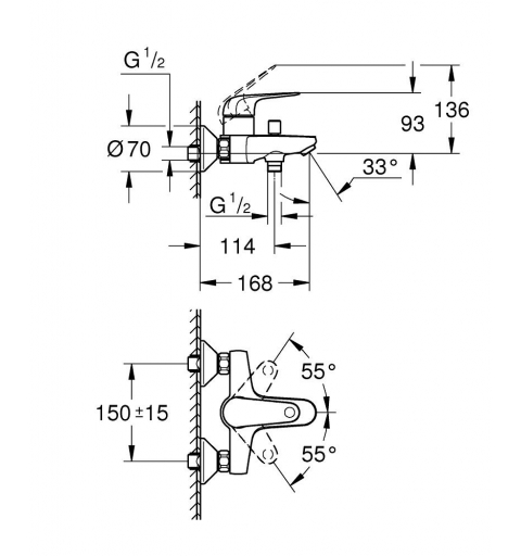 GROHE Swift Cromo