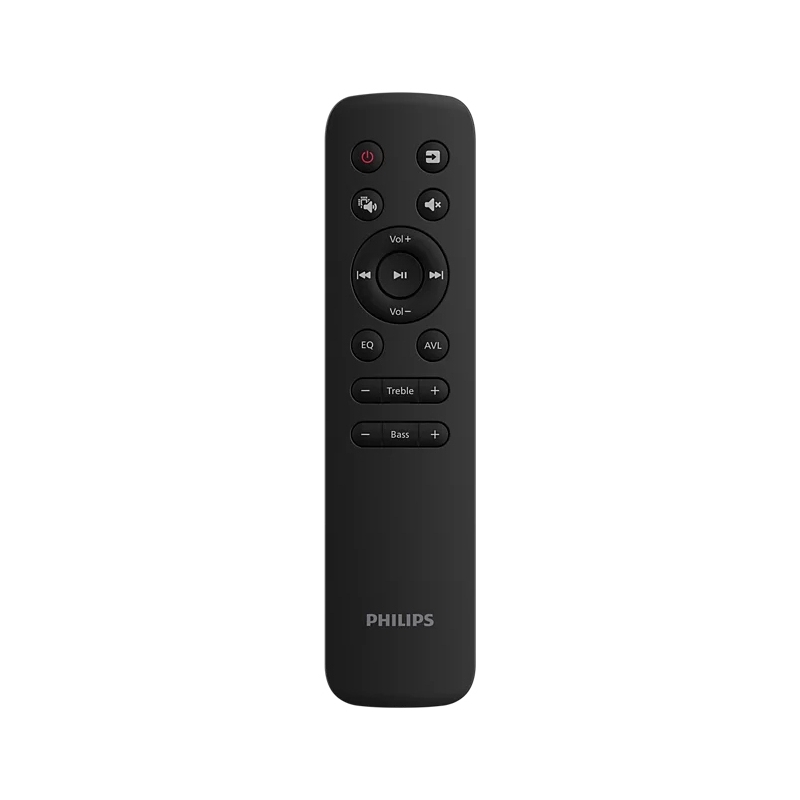 Philips TAB5201 10 haut-parleur soundbar Noir 2.0 canaux 80 W