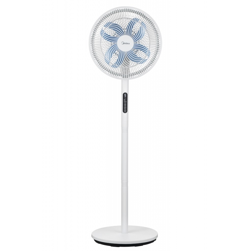 MIDEA MFS352RDDW Ventilatore a Piantana Oscillante 9 velocità 8 pale 40Cm Timer Bianco MIDEA MFS352RDDW Ventilatore a Piantana Oscillante 9 velocità 8 pale 40Cm Timer Bianco