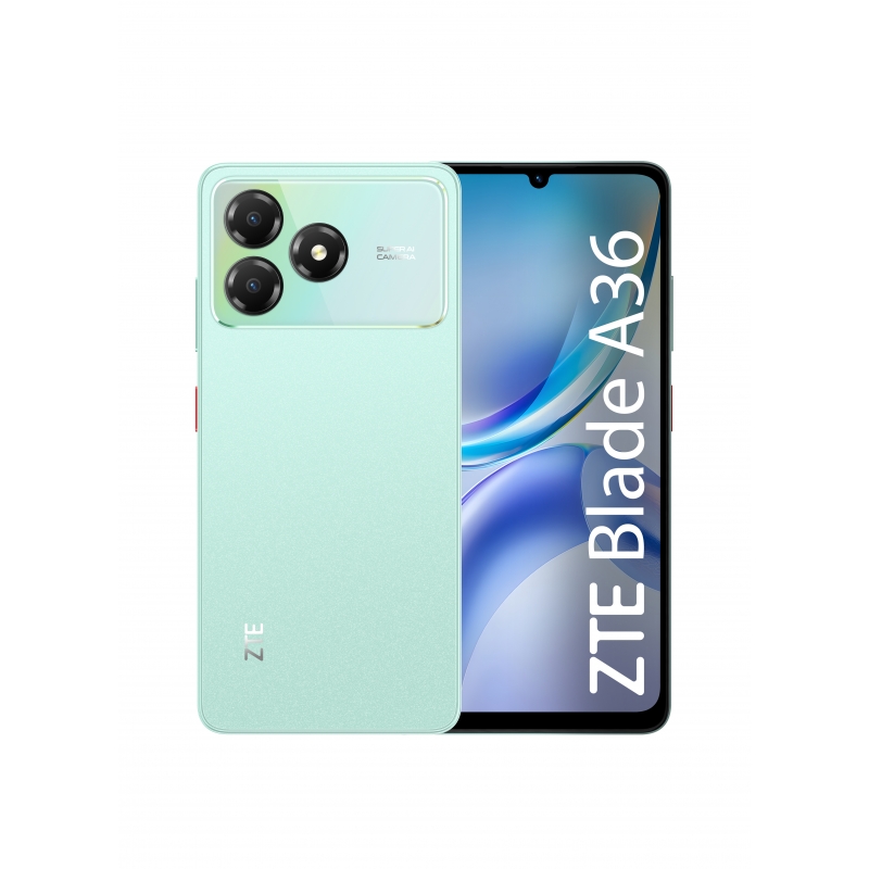 ZTE A36 17,1 cm (6.75") Ranura híbrida Dual SIM Android 15 4G USB Tipo C 4 GB 64 GB 5000 mAh Verde