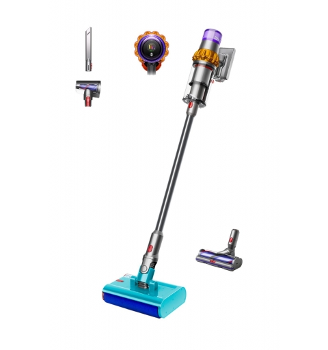 Dyson V15s Detect Submarine 2-in-1 stick vacuum Battery Dry&wet Bagless 0.77 L Nickel, Yellow