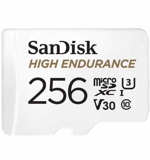 SanDisk High Endurance 256 Go MicroSDXC UHS-I Classe 10