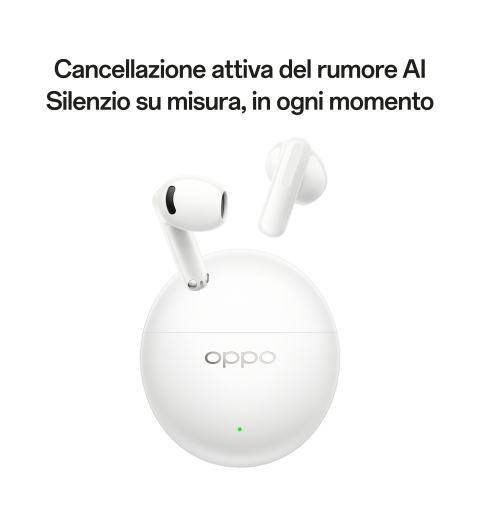 OPPO Enco Air5s Auricolari True Wireless, 48h di Autonomia, Driver Dinamico da 12mm, Bluetooth 6.0, Controlli Touch,