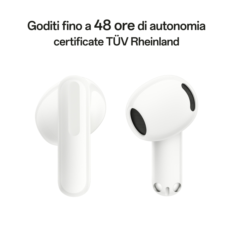 OPPO Enco Air5s Auricolari True Wireless, 48h di Autonomia, Driver Dinamico da 12mm, Bluetooth 6.0, Controlli Touch,