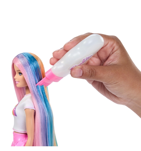 Barbie Capelli Arcobaleno, Bambola Alla Moda Con Capelli Extra Lunghi