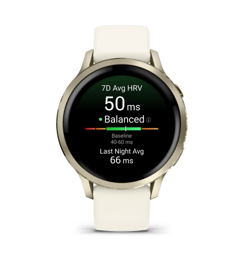 Garmin Venu 4 3,05 cm (1.2") AMOLED 41 mm Digitale 390 x 390 Pixel Touch screen Oro Wi-Fi GPS (satellitare)