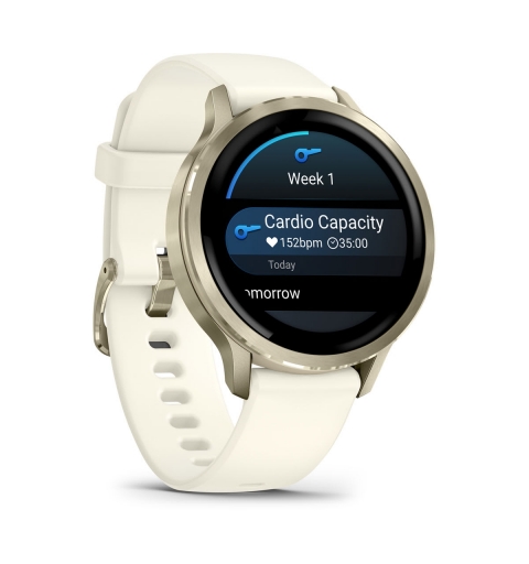Garmin Venu 4 3,05 cm (1.2") AMOLED 41 mm Digitale 390 x 390 Pixel Touch screen Oro Wi-Fi GPS (satellitare)